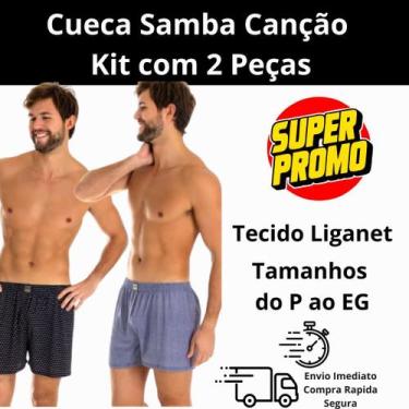 Imagem de Kit 2 Samba Canção Liganet Leve, Ideal para Noite e Descanso - Brás Li