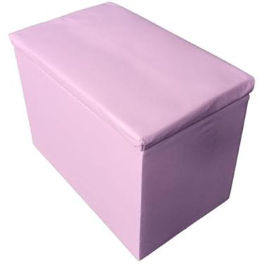 Imagem de Puff Baú Infantil Guarda Brinquedos(LILAS)