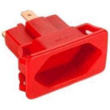 Imagem de 5 Tomada Margirius Cx. Embutir Padrão Weg 10/20A Vermelho