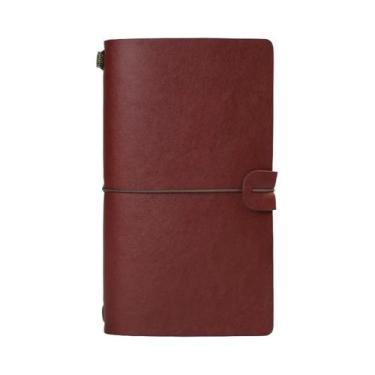 Imagem de Caderno criativo livro de viagem a6 folhas soltas simples diário retro