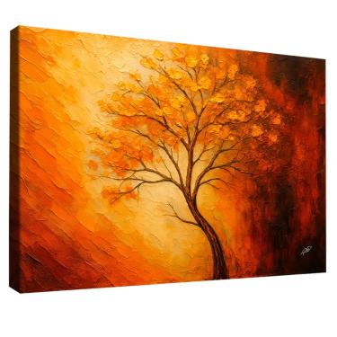 Imagem de Quadro Decorativo Árvore da Vida Espatulada