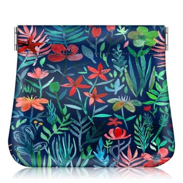 Imagem de Bolsa de moedas Fintie Squeeze em couro PU para mulheres e meninas