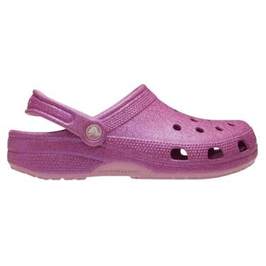 Imagem de Sandália Crocs Classic Iridescent Glitter Feminino 211005-5BX