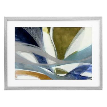 Imagem de Stupell Industries Impressão emoldurada cinza contemporânea com design sob vidro de Liz Jardine, 17 x 23