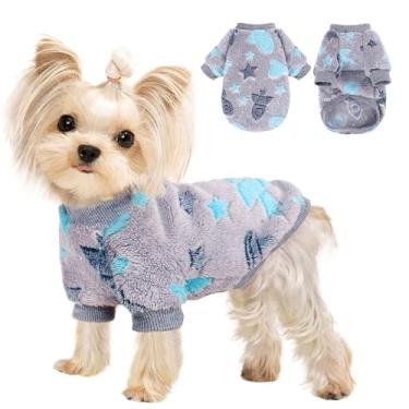 Imagem de Suéteres para cães pequenos, masculinos, femininos, roupas de lã para cães pequenos, meninas, meninos, pulôver quente, casaco de inverno para animais de estimação, fantasia de gato, roupa de cachorro