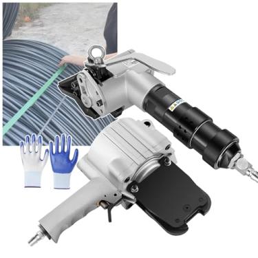 Imagem de CNAOHGHN Kit De Cintagem PneumáTico PortáTil, Ferramenta De Cintagem De Metal, Tensor De Cintagem De AçO E Cortador, Correia De Metal De 19/25/32 Mm De Largura, ForçA De Tensionamento De 8500 N