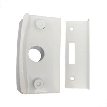 Imagem de M kit 10 Conjunto Para Porta De Correr Vidro Alvenaria Bco - Mettallfl