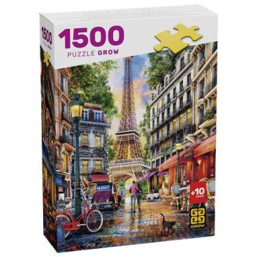 Imagem de Quebra-cabeça 1500 peças Vista de Paris - Grow