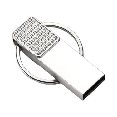 Imagem de Pen Drive USB De Metal Prata 32GB 64GB 128GB 16GB 8GB 4GB USB 2.0 - Ja