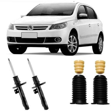 Imagem de 2 Amortecedor Gol G5 G6 G7 2008 A 2018 Dianteiro Cofap +  Batente E Coifa