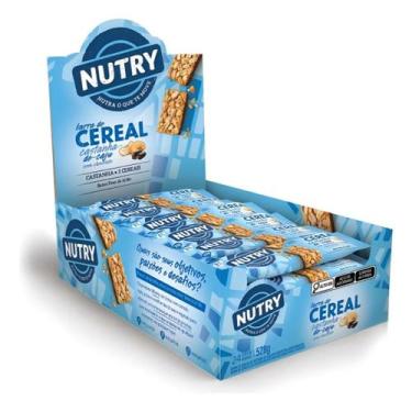 Imagem de Barra cereal nutry castanha de caju c/ choc 1 dp c/24 und22g