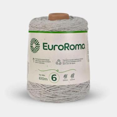 Imagem de Barbante euroroma colorido 06 fios cor 300 caqui unidade - EUROFIOS