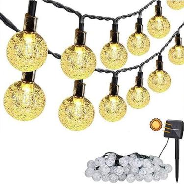 Imagem de Luzes de corda solar LED 6,5 m 30LED impermeáveis para jardim - Lightb