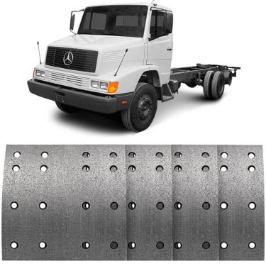 Imagem de Lona Freio L1634 OH1520 1214C Mercedes Benz Lonaflex L651