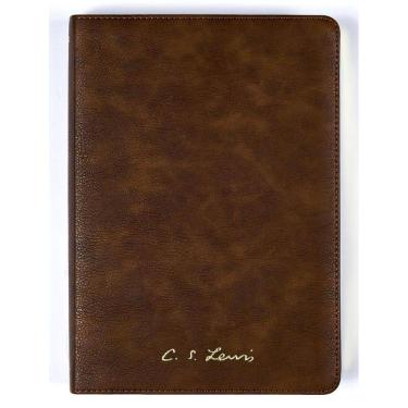 Imagem de Biblia C. S. Lewis Nvi, Couro-Soft Marrom, Leitura Perfeita