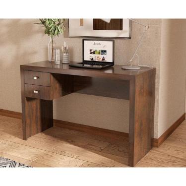 Imagem de Mesa Computador ME-4123 c/ 2 Gavetas Rústico - Tecno Mobili