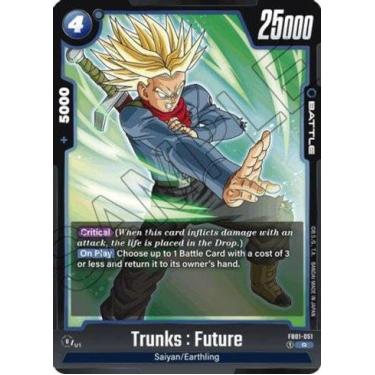 Imagem de Carta Dragon Ball TCG - Trunks : Future (Awakened Pulse) - Rara