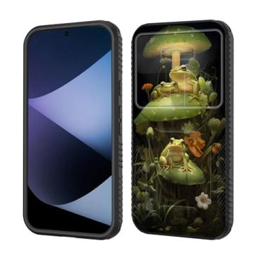 Imagem de wiaekosef Capa para Pixel 10 Pro XL, capa de lente de câmera deslizante embutida, proteção resistente à prova de choque, capa de camada dupla para Google Pixel 10 Pro XL 6,8 polegadas 2025, cogumelo