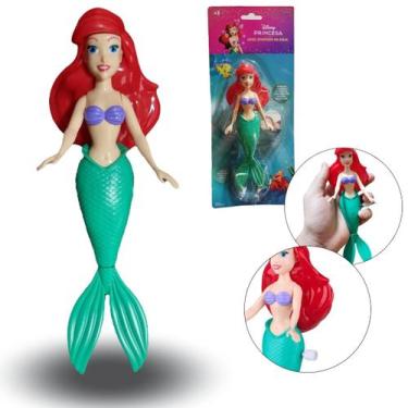 Imagem de Princesa Ariel Boneca Sereia Nada Na Agua Princesas Disney - Etitoys