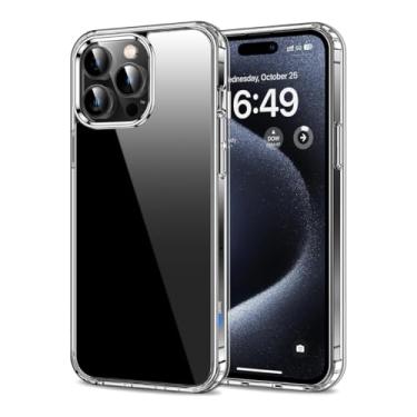 Imagem de Capa Capinha Clear Case Space X Rígida Anti Amarelamento Resistente Para iPhone (iPhone 15 Pro Max)