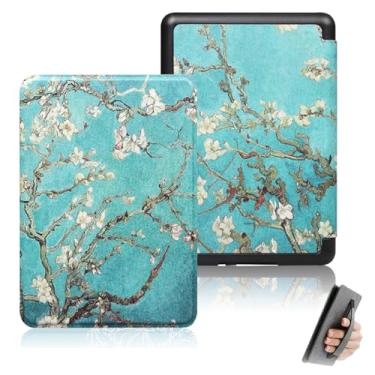 Imagem de GUKSRASO Capa para Kindle Paperwhite 11ª Geração/Signature Edition (6.8", Modelo: M2L3EK/M2L4EK) - Feito de Material à Prova D'água, com Suspensão Automática, Alça de Mão