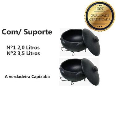 Imagem de Jogo Panela Barro Preto Capixaba Self Service N1 N2 - Jhamba Le Cook