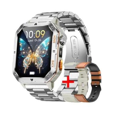 Imagem de Relógio Inteligente Esportivo Masculino 100mAh GPS AMOLED Monitor De F