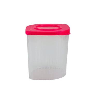Imagem de Tupperware Fresh Box Quadrado 1L Rosa Flamingo - Armazenamento de Alim
