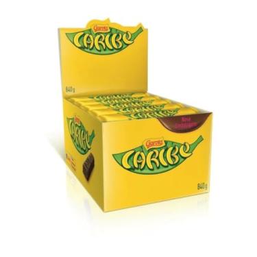 Imagem de Garoto Caribe Bombon Recheado com Banana 840 grs