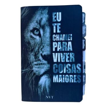 Imagem de Bíblia NVT Leão eu te chamei com Abas adesivas - central