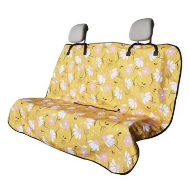 Imagem de Zinytrae Capa protetora de banco traseiro para cães e crianças, capa universal impermeável para banco traseiro para carro, caminhão, van e SUV, capas de carro laváveis na máquina (1 peça de assento