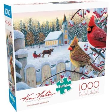 Imagem de Buffalo Games - Kim Norlien - Branco Crimson Morning - Quebra-cabeça de 1000 peças
