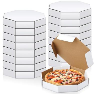 Imagem de Caixa de pizza Teenyyou Octagon 30,5 x 30,5 x 5 cm de papelão ondulado