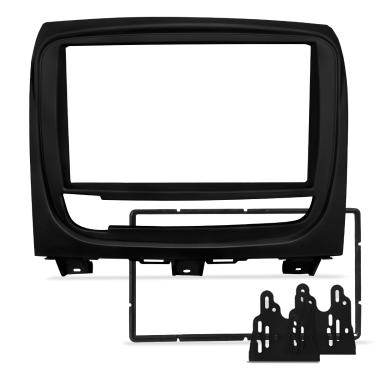 Imagem de Moldura do Painel 7 Polegadas Strada Adventure Palio Weekend e Siena 2013 a 2019 Preto