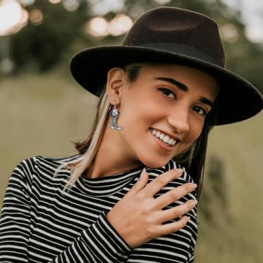 Imagem de Chapéu de vaqueira ocidental, botas, brincos, chapéu de caubói esmaltado, com strass brilhante, brincos pendentes para formatura, concertos, rodeio, roupas de caubói, joias, presente para mulheres