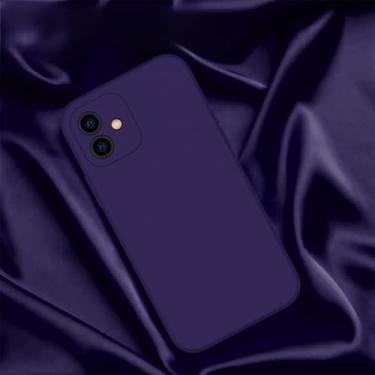Imagem de Capa protetora de TPU fina e leve e macia com recursos à prova de choque e resistente a arranhões para smartphones (roxo escuro, iPhone16plus)