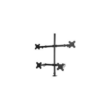 Imagem de Suporte para 4 Monitores 10" a 32" PIX, Ajustável, Morsa, Preto - PX-200M