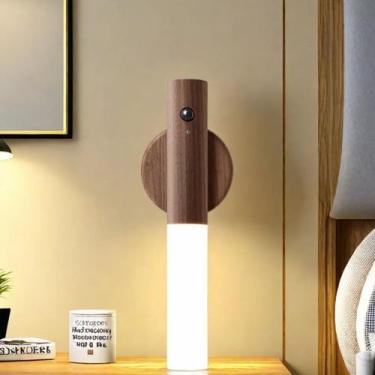 Imagem de Luminária de Parede LED Recarregável com Sensor de Movimento Luz Intel