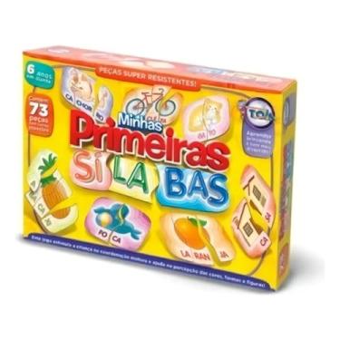 Imagem de Jogo Educativo Minhas Primeiras Silabas, Material Didático para Alfabetização, Aprendizagem de Sílabas