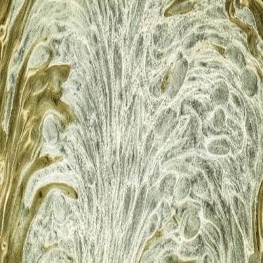 Imagem de Quadro Decorativo com Estampa de Pintura Texturas Ricas e Detalhes Dourados 30x30cm