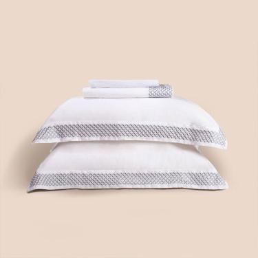 Imagem de Jogo de Cama King Altenburg Haus Cetim de Bambu 300 Fios Minimal