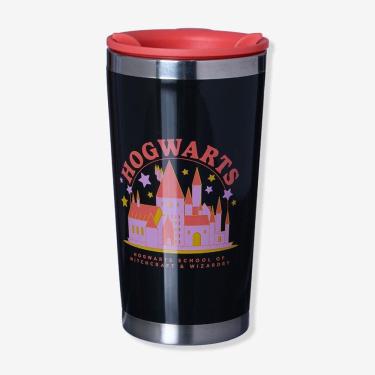Imagem de Copo Viagem Tony 350Ml Hogwarts Sticker - Zona Criativa