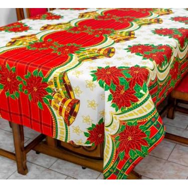 Imagem de Toalha de mesa estampada natalina natal 100% oxford varios tamanhos(03,3,00X1,40)