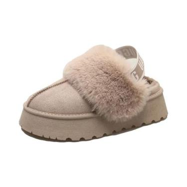 Imagem de Botas de Neve de Inverno para Mulher 2024 - Forradas com Pele, Lã e Al