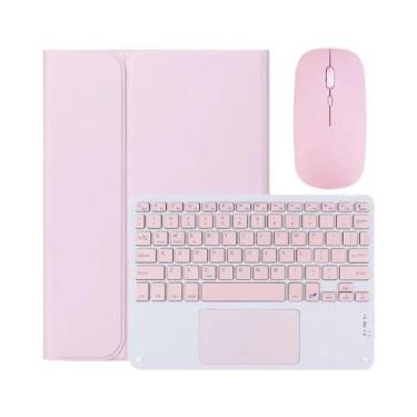 Imagem de Capa de Teclado para Xiaomi Redmi Pad 11" SE, Layout Português, Rosa D