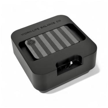 Imagem de Mouse mecânico Jiggler & Wiggler indetectável – mantém as equipes ativas e o computador acordado, movimento de mouse sem fio, sem USB/software, movimento aleatório, acessório para trabalho em casa