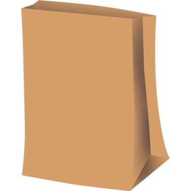 Imagem de Saco De Papel Kraft Para Viagem Tamanho Médio - 50 Unidades