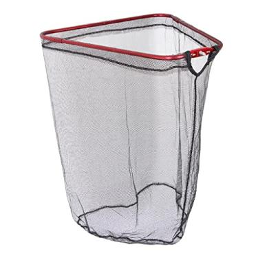 Imagem de Cabeça de rede de pouso de pesca de liga de alumínio forte para captura e liberação de truta robalo, moldura triangular dobrável, malha supermacia, ótimo tamanho para pesca de barco de caiaque de água