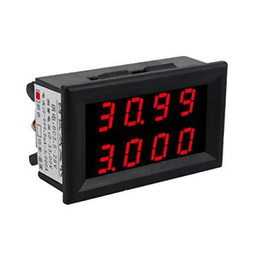 Imagem de barenx Amplificador de voltímetro digital, tubo de exibição de LED, leitor de tensão e corrente - vermelho