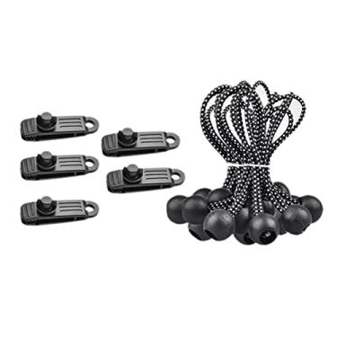 Imagem de barenx Grampos de lona prendedores de lona fixadores de barraca para banner, pavilhões, tendas, lona, capa de barco, capa de piscina, capa de carro - 5 peças de clipes de barraca